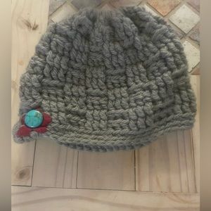 BOHO Knit Ponytail Hat